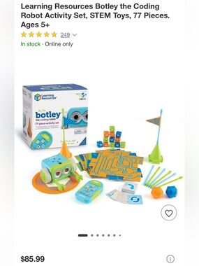 Learning Resources Botley Coding Robot Activity Set - Blue & Green
